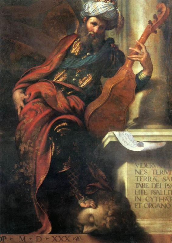 BOCCACCINO, Camillo The Prophet David Sweden oil painting art